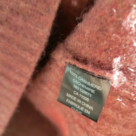 360 CASHMERE 100% Cashmere Cropped Knit Scoop Sweater US XS - Picture 4 of 4